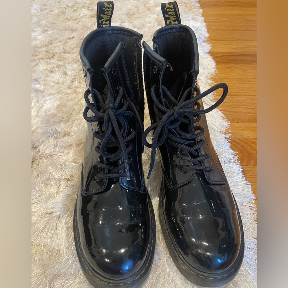 Kids Black Dr Martens Boots